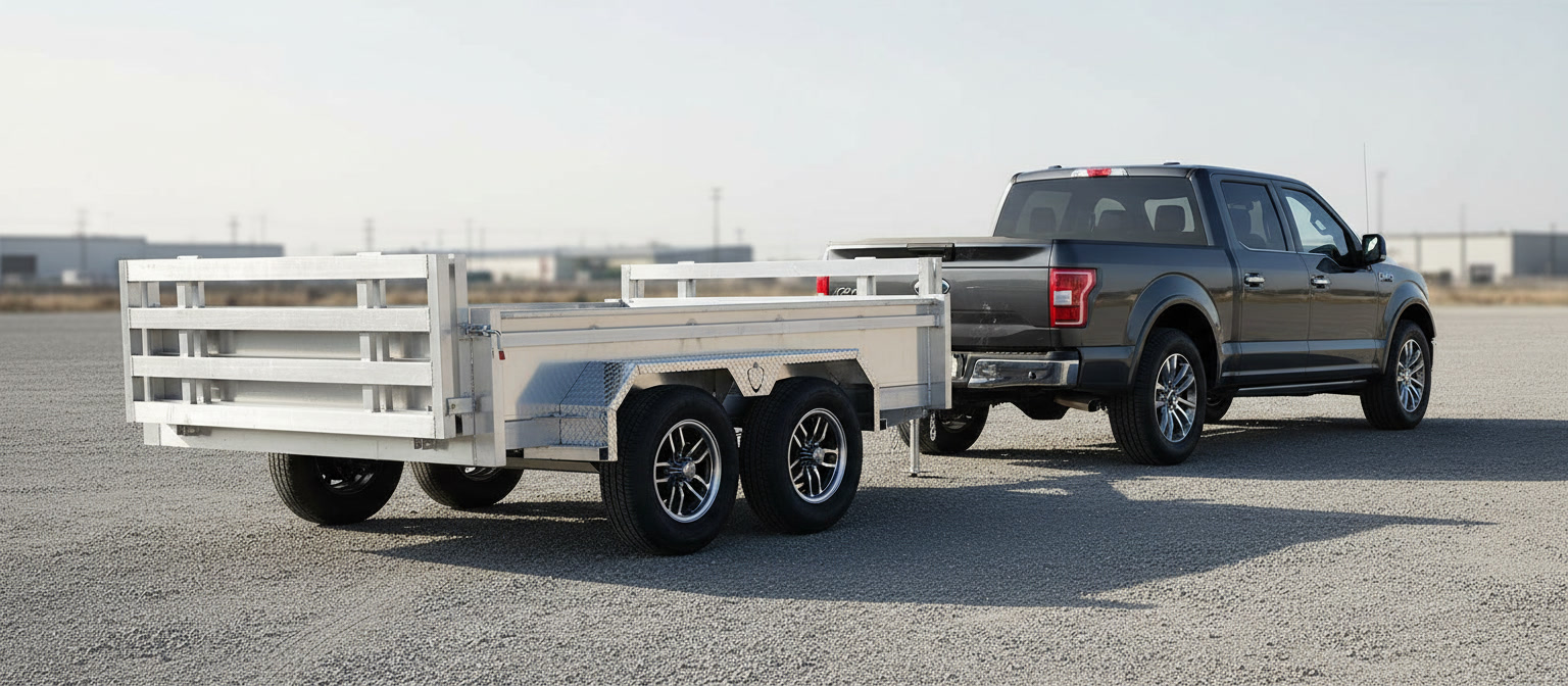 Remorque WALKYRIE HD utilitaire robuste en aluminium